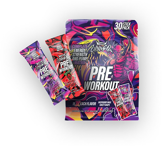 WheyLabs Sinner Complete Pre-Workout — Raspberry Rage | Guilty Grape