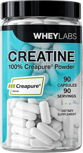WheyLabs Elite Series Creatine 100% Creapure® Capsules — Unflavored