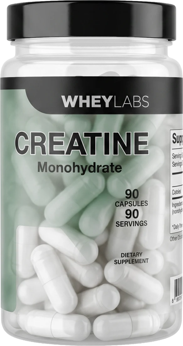 WheyLabs Elite Series Creatine Monohydrate Capsules — Unflavored
