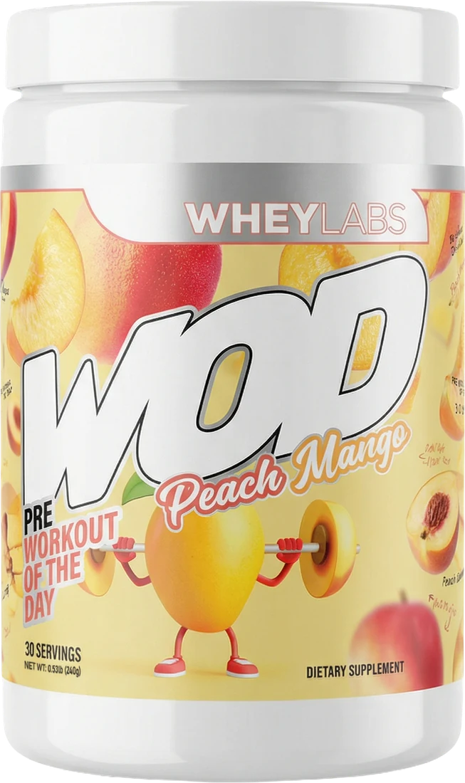 WheyLabs Elite Series WOD Pre-Workout — Peach Mango