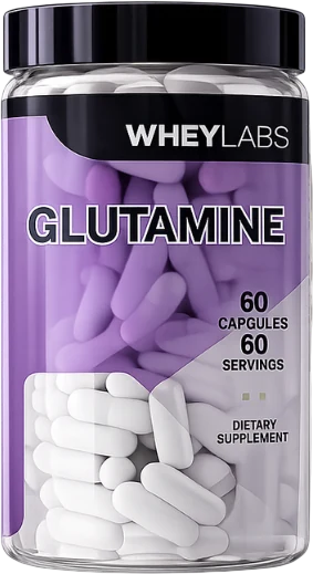 WheyLabs Elite Series Glutamine Capsules — Unflavored
